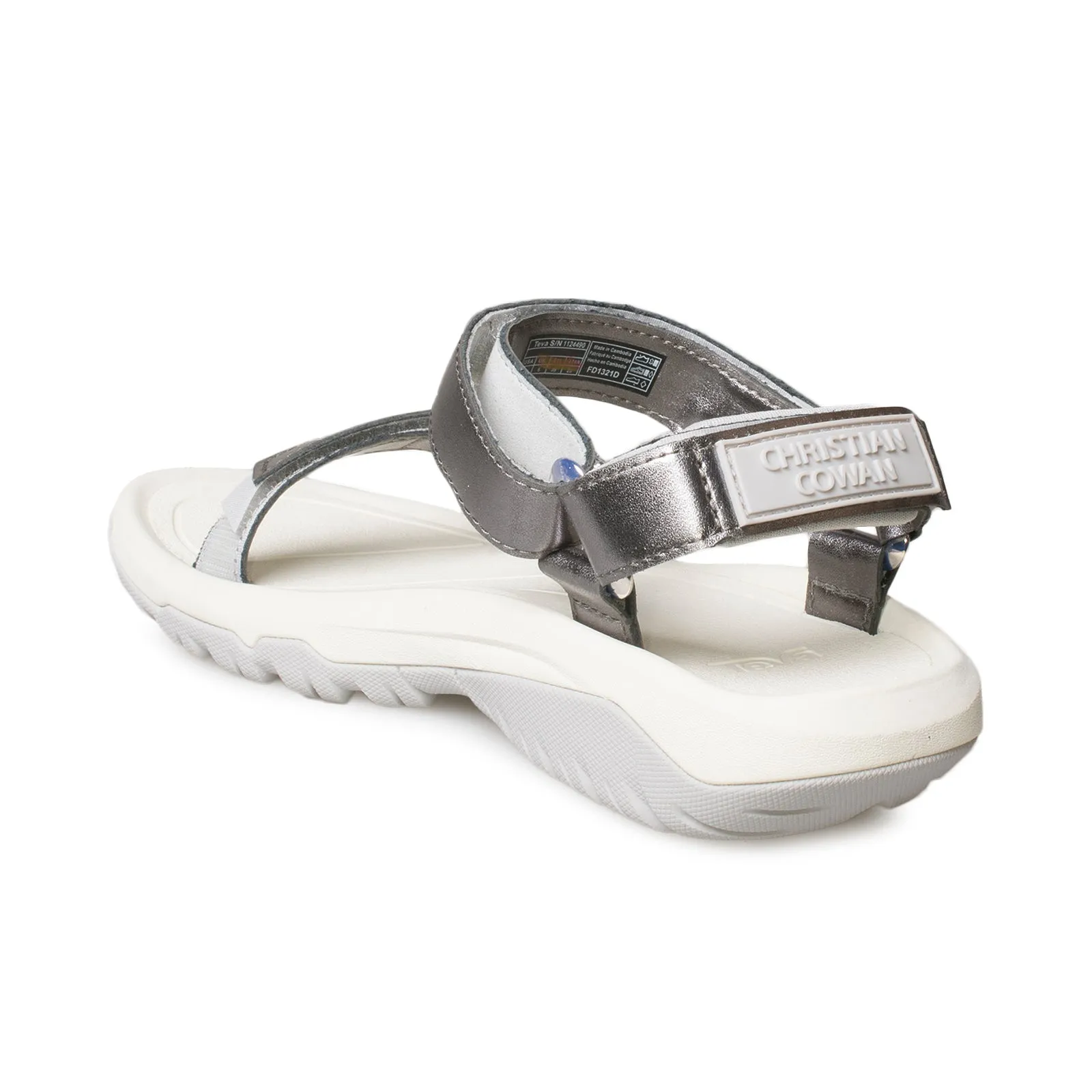 Teva Hurricane XLT 2 Christian Cowan Silver Sandals - Women's