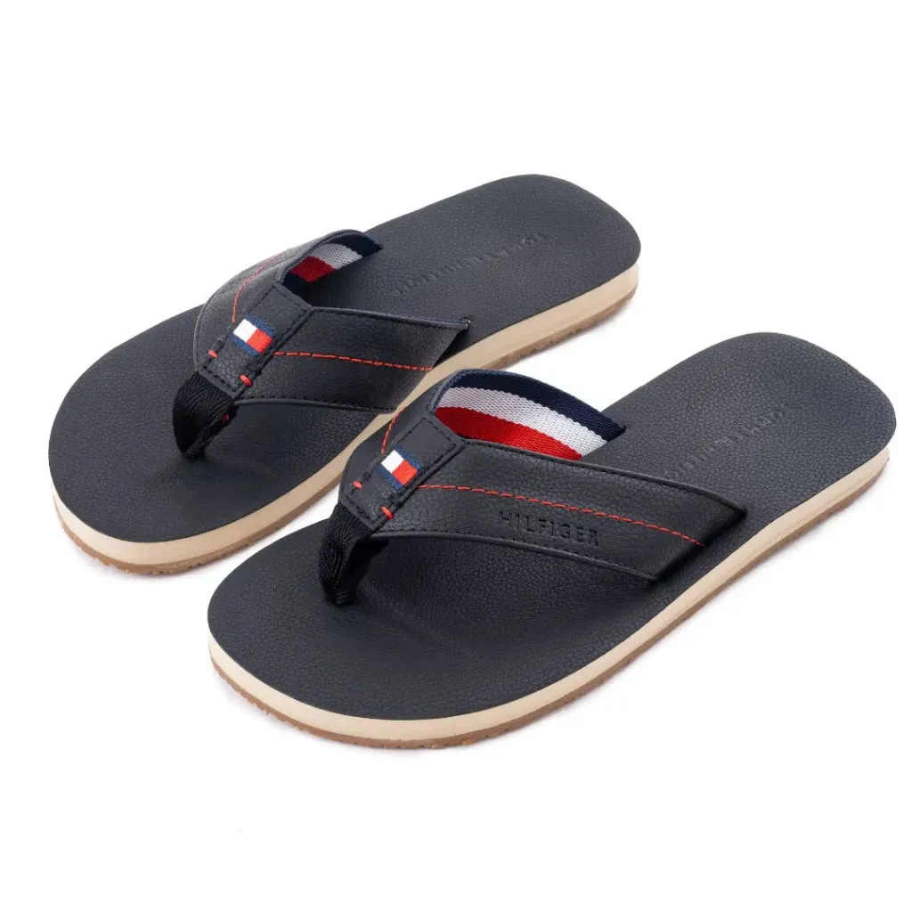 Tommy Hilfiger Flag Logo Flip Flop Men - BLK