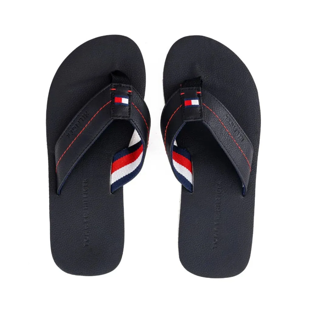 Tommy Hilfiger Flag Logo Flip Flop Men - BLK