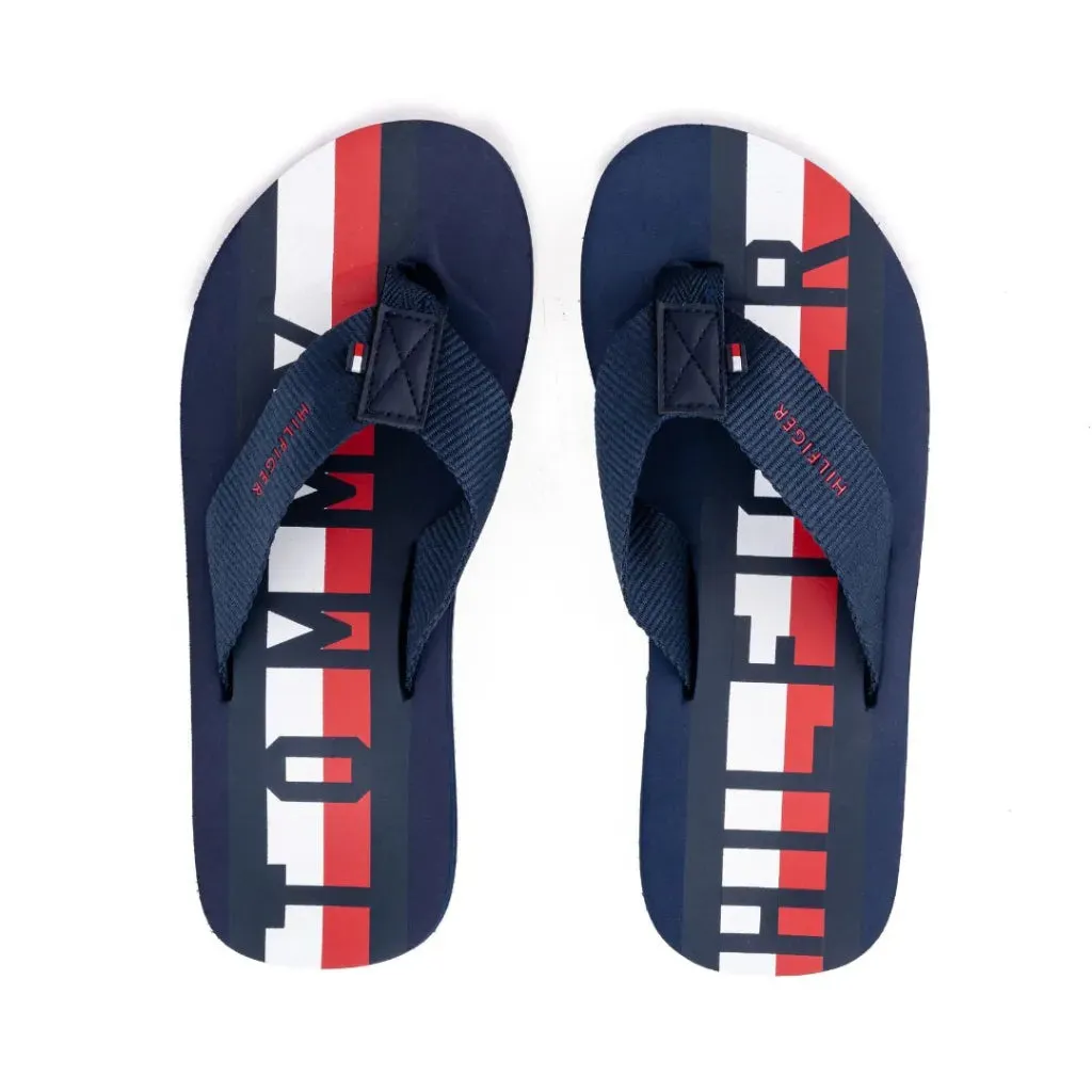 Tommy Hilfiger Flag Logo Flip Flop Men - NVYRED