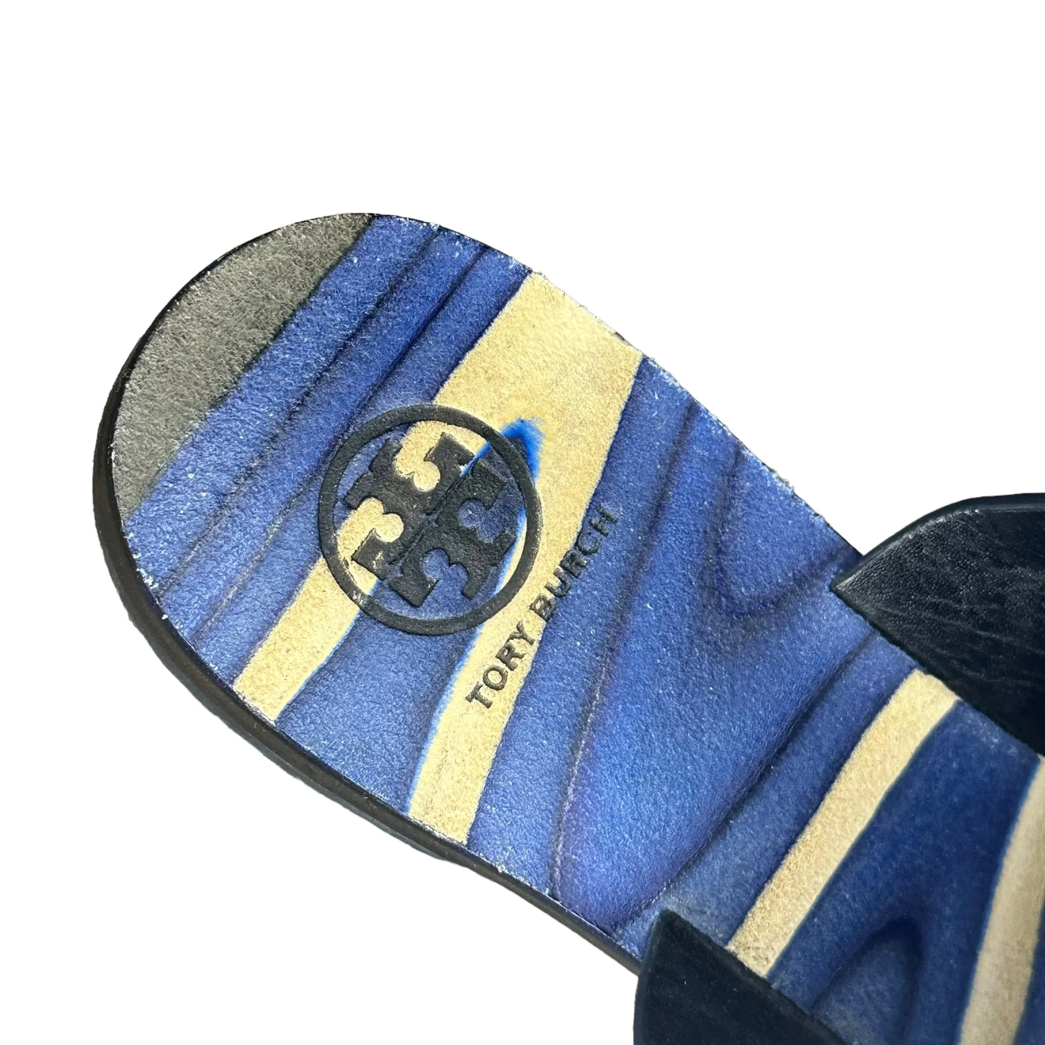 Tory Burch Blue Toe Ring Sandals