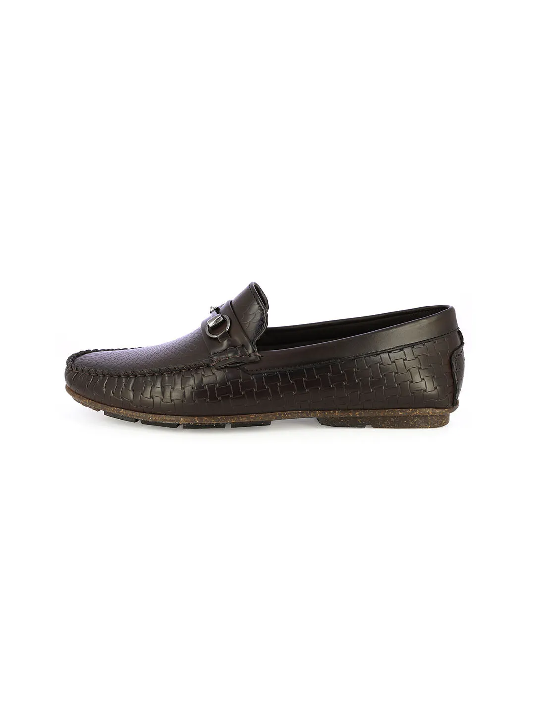 Travis Men's Brown Formal Loafers