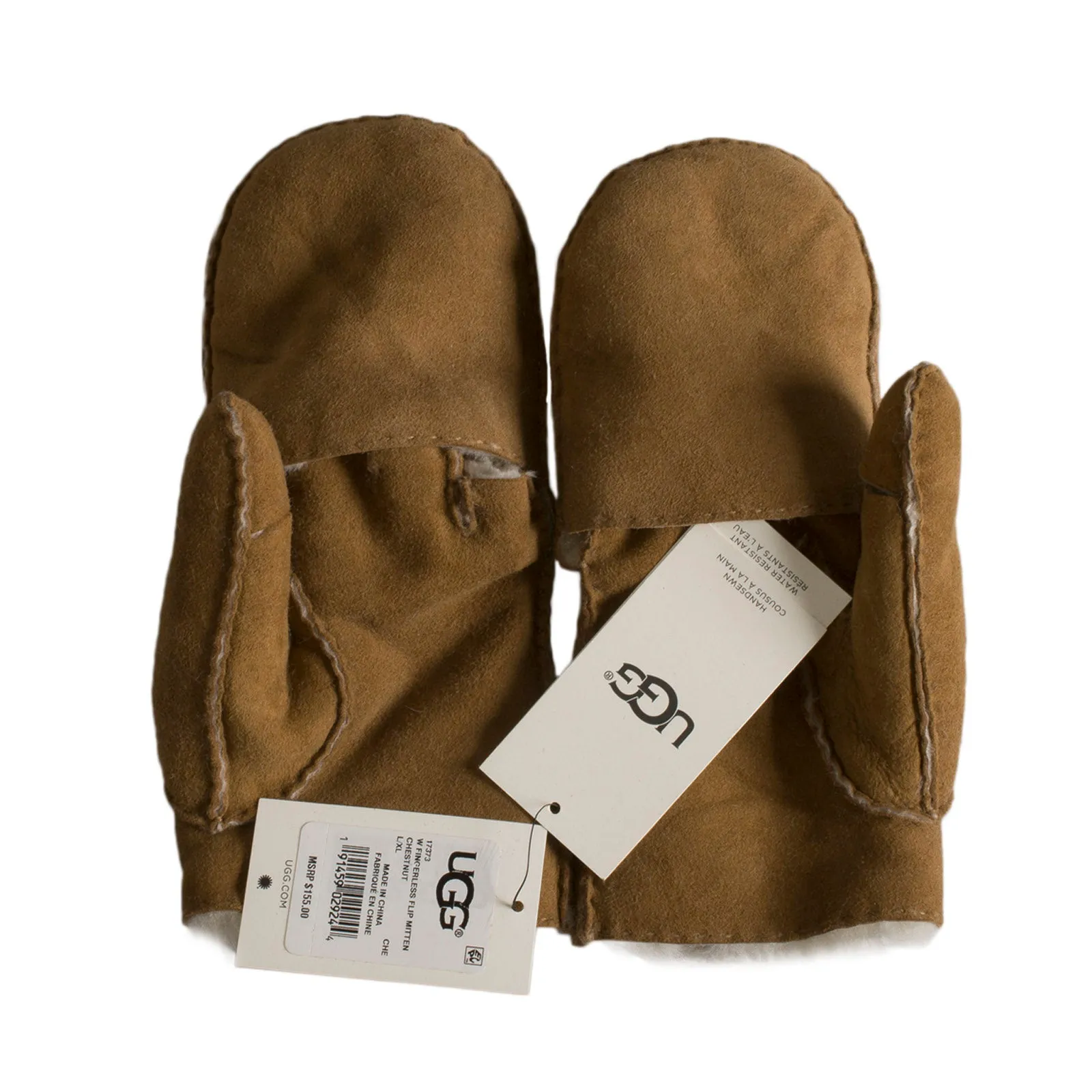 UGG Fingerless Flip Mittens Chestnut - Women's