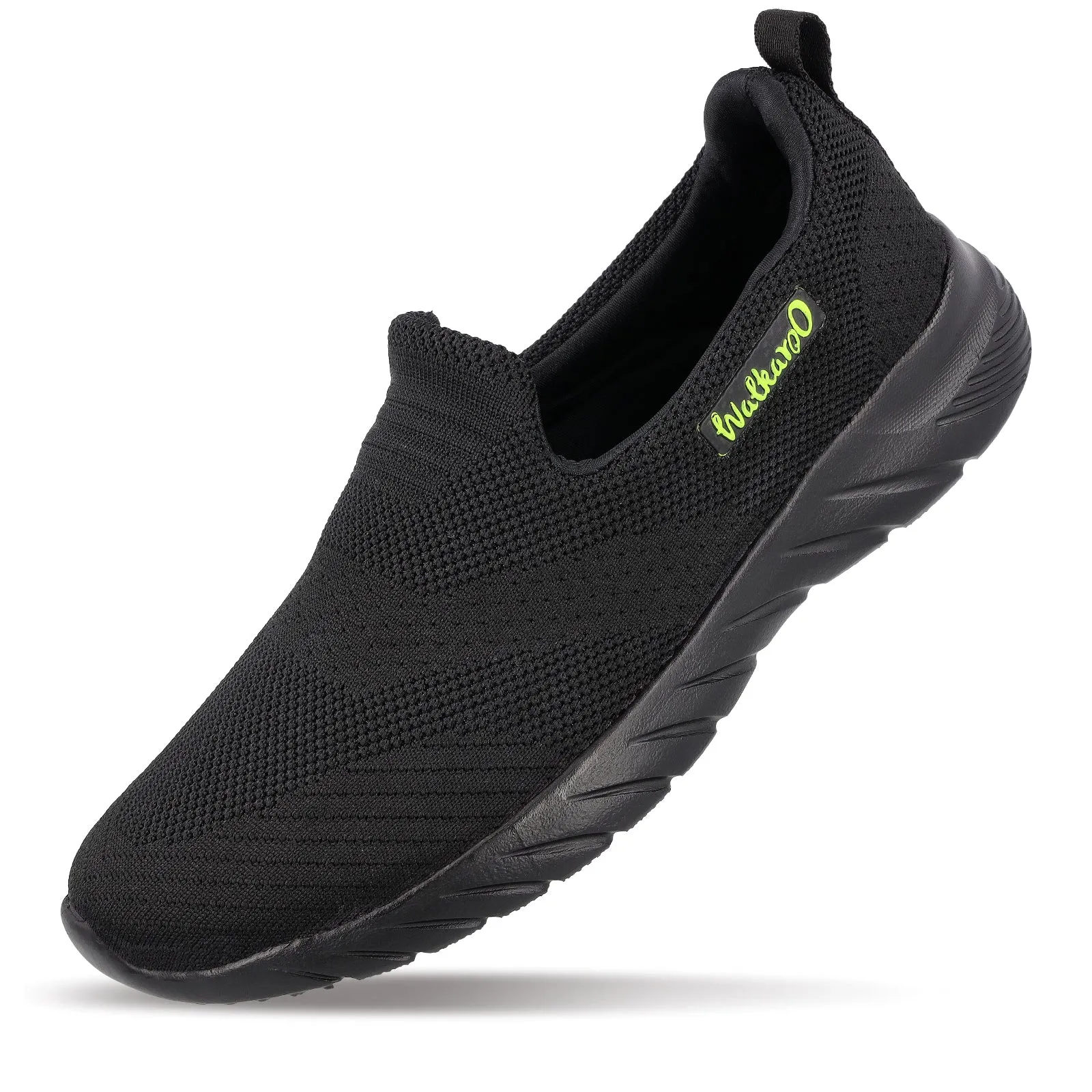 Walkaroo Belly Shoes for Men- XS9750 Black