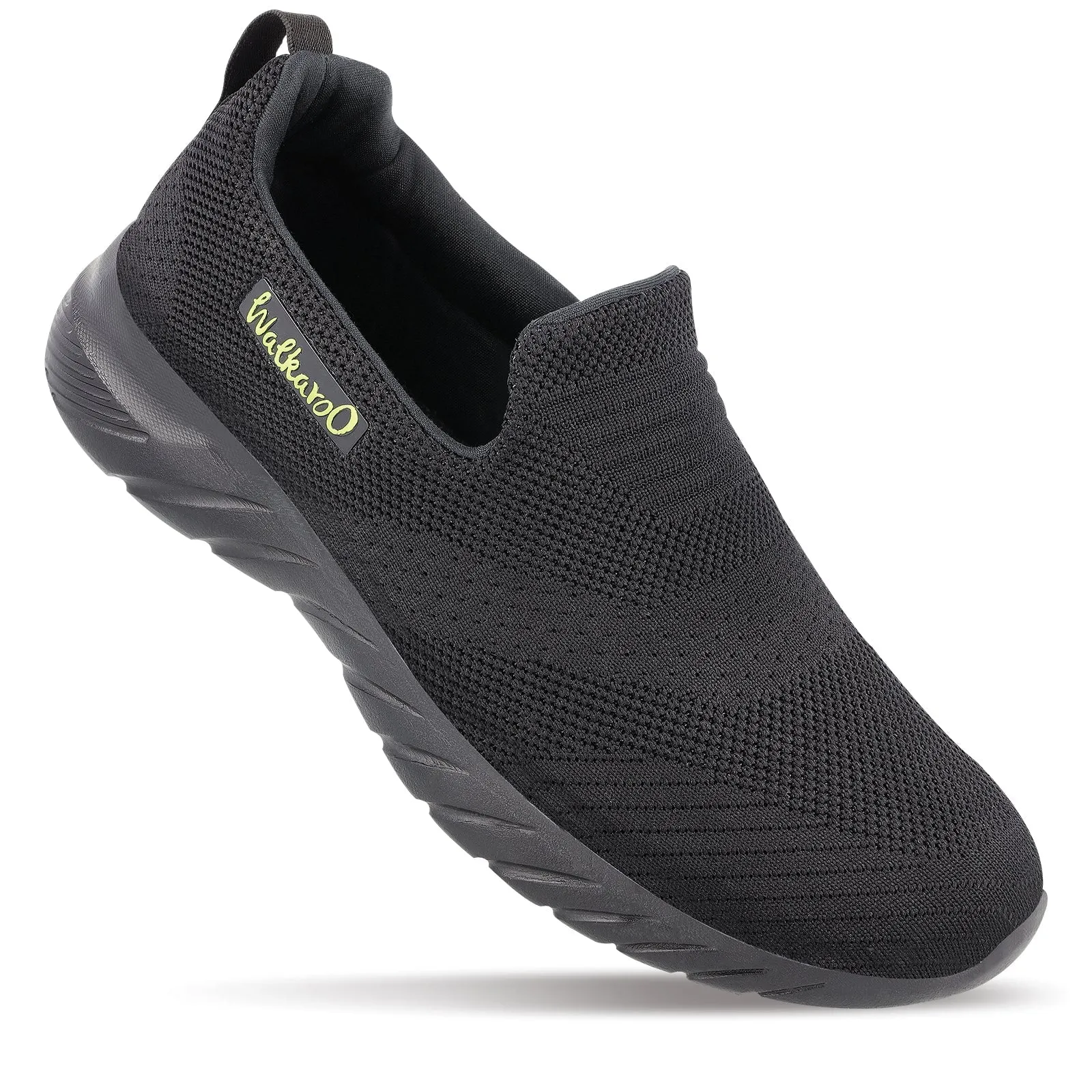 Walkaroo Belly Shoes for Men- XS9750 Black