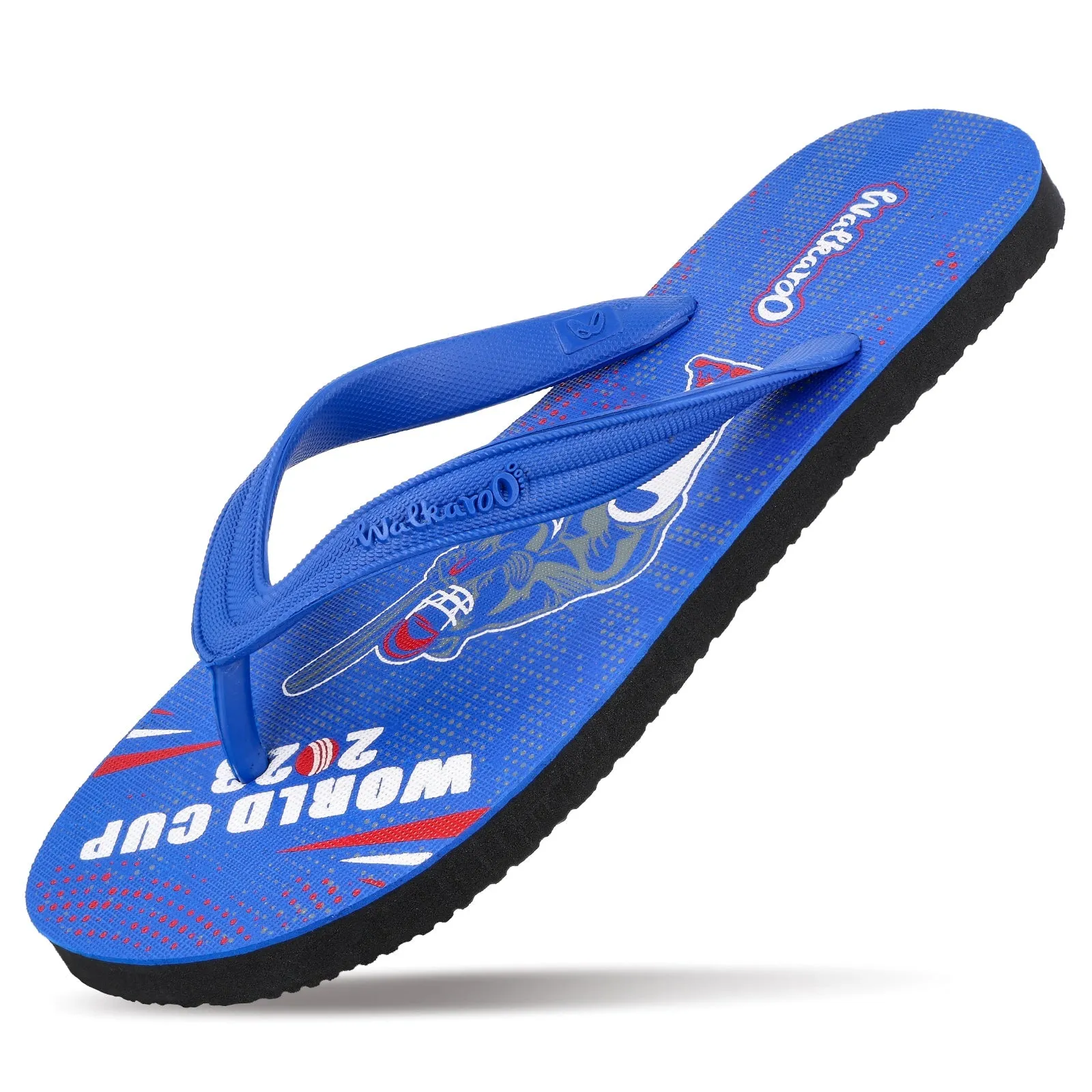 Walkaroo Men Flip Flop  - HG170 Blue Black