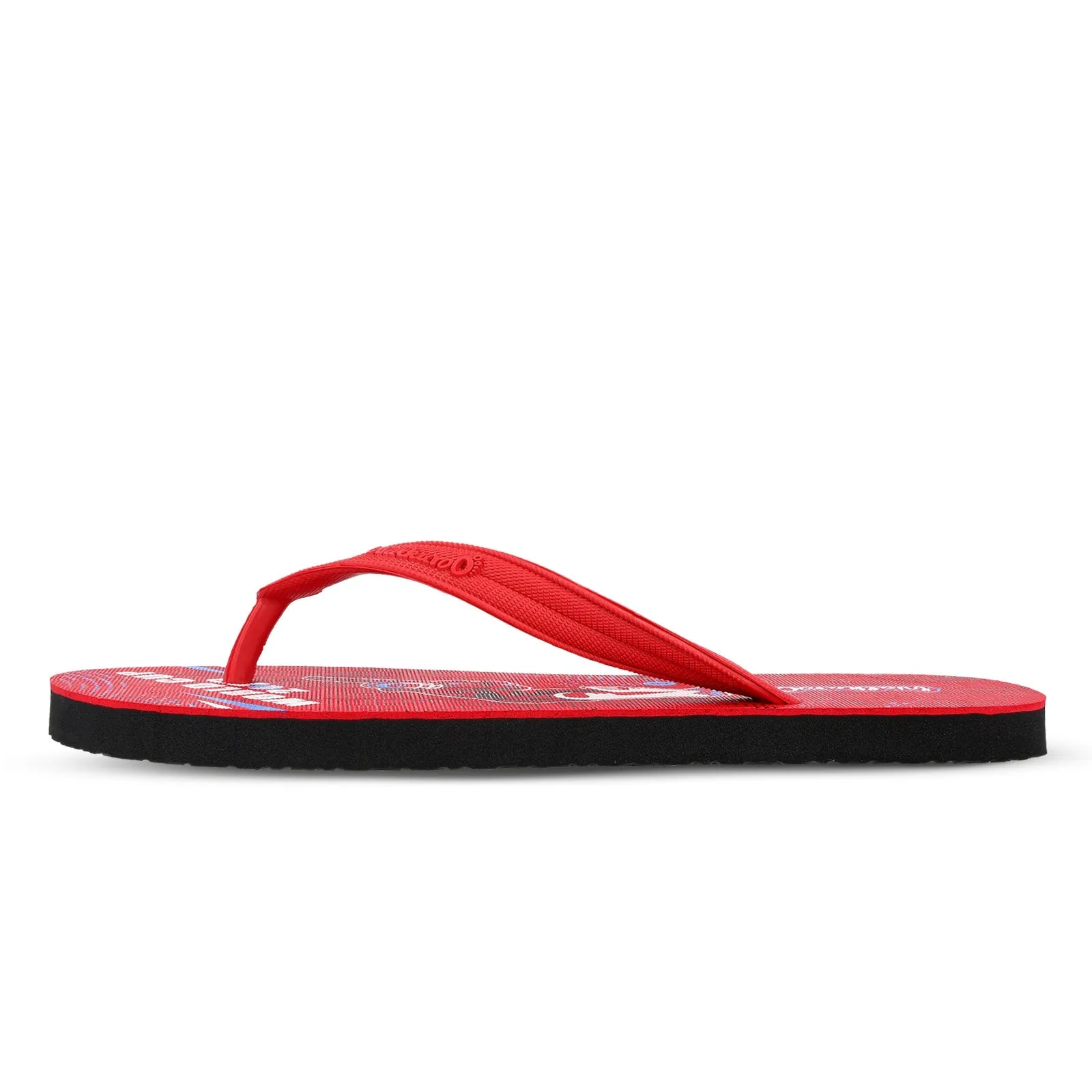 Walkaroo Men Flip Flop  - HG170 Red Black