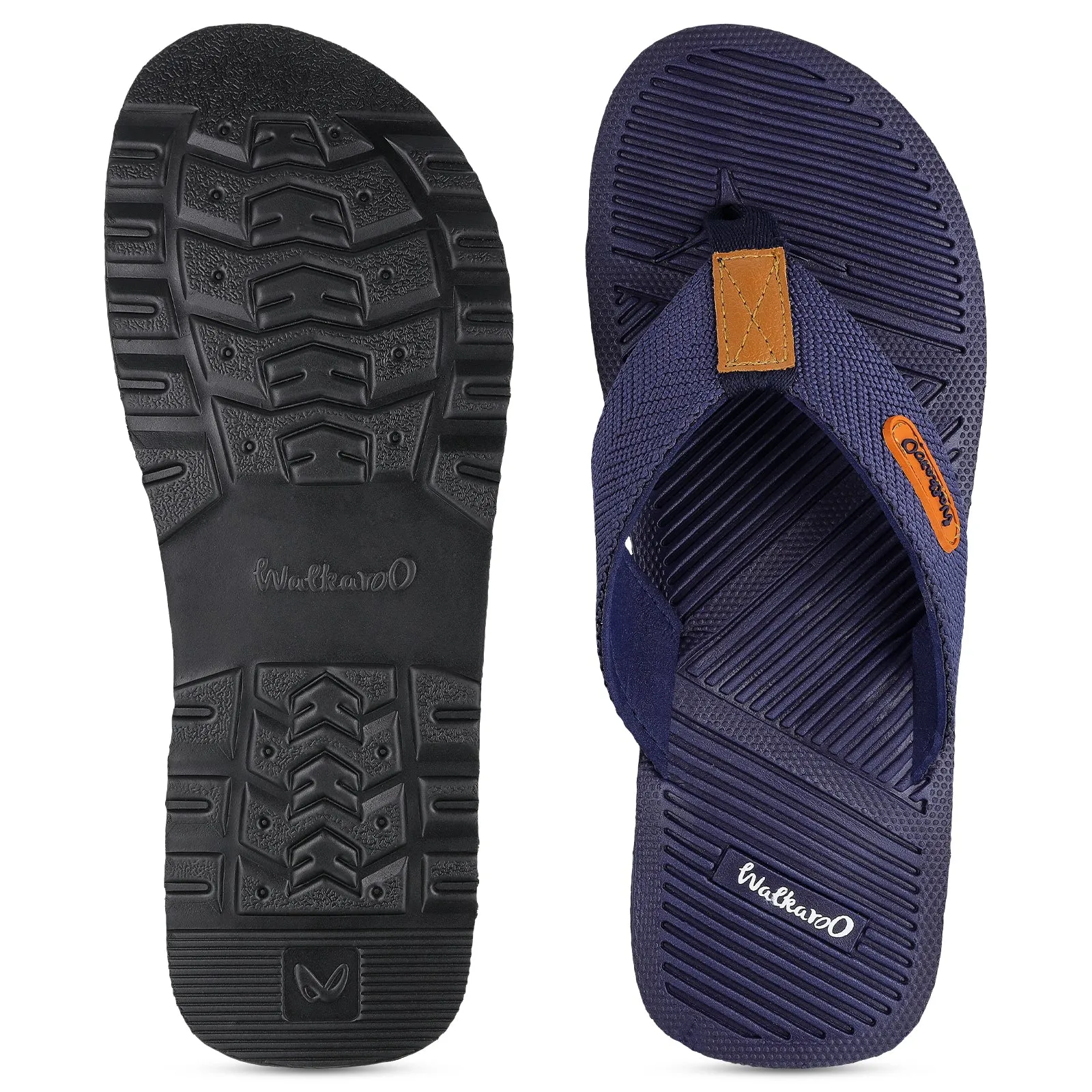 Walkaroo Men Flip Flop  - WC4276 Blue