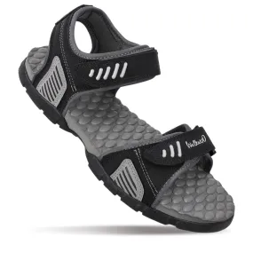 Walkaroo Men Sandal  - WC4409 Black Grey