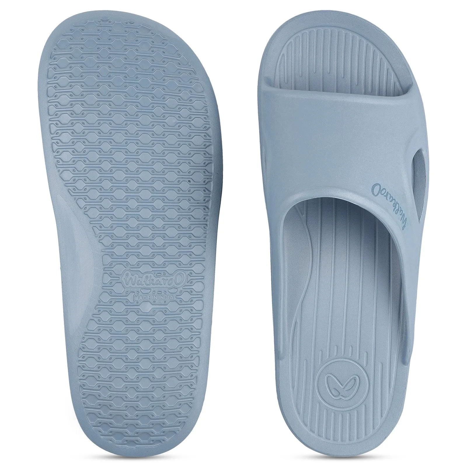 Walkaroo Men Slider  - WC4842 Aqua Blue