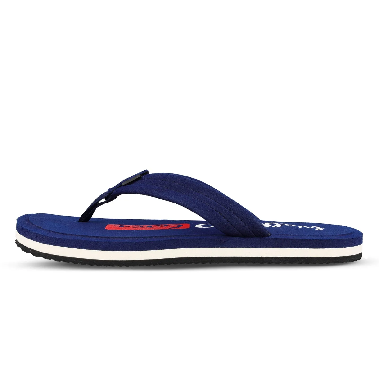 Walkaroo Men Solid Care Plus Flip-Flop  - WH3807 Navy Blue