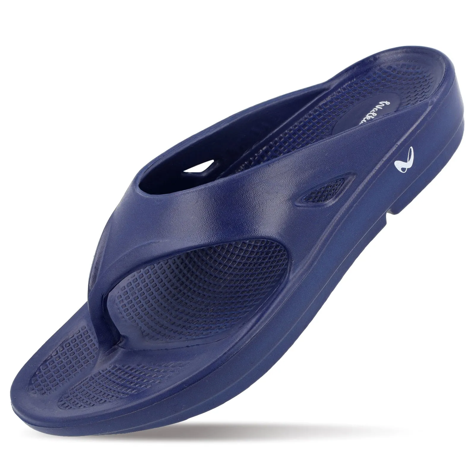 Walkaroo Men Solid Thong Flip-Flop  - WC4241 Navy Blue