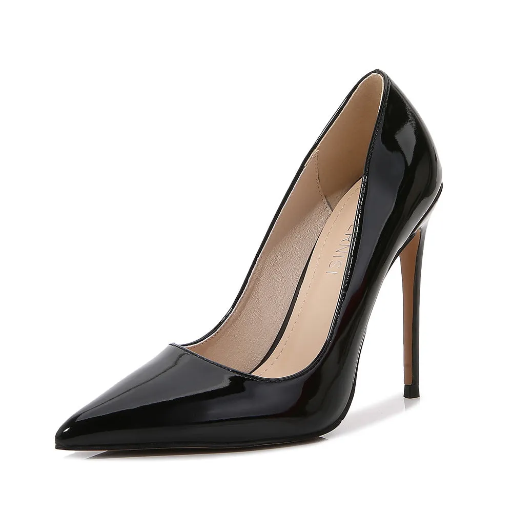 Women's Pointed Toe Shallow Stiletto Heel Pumps