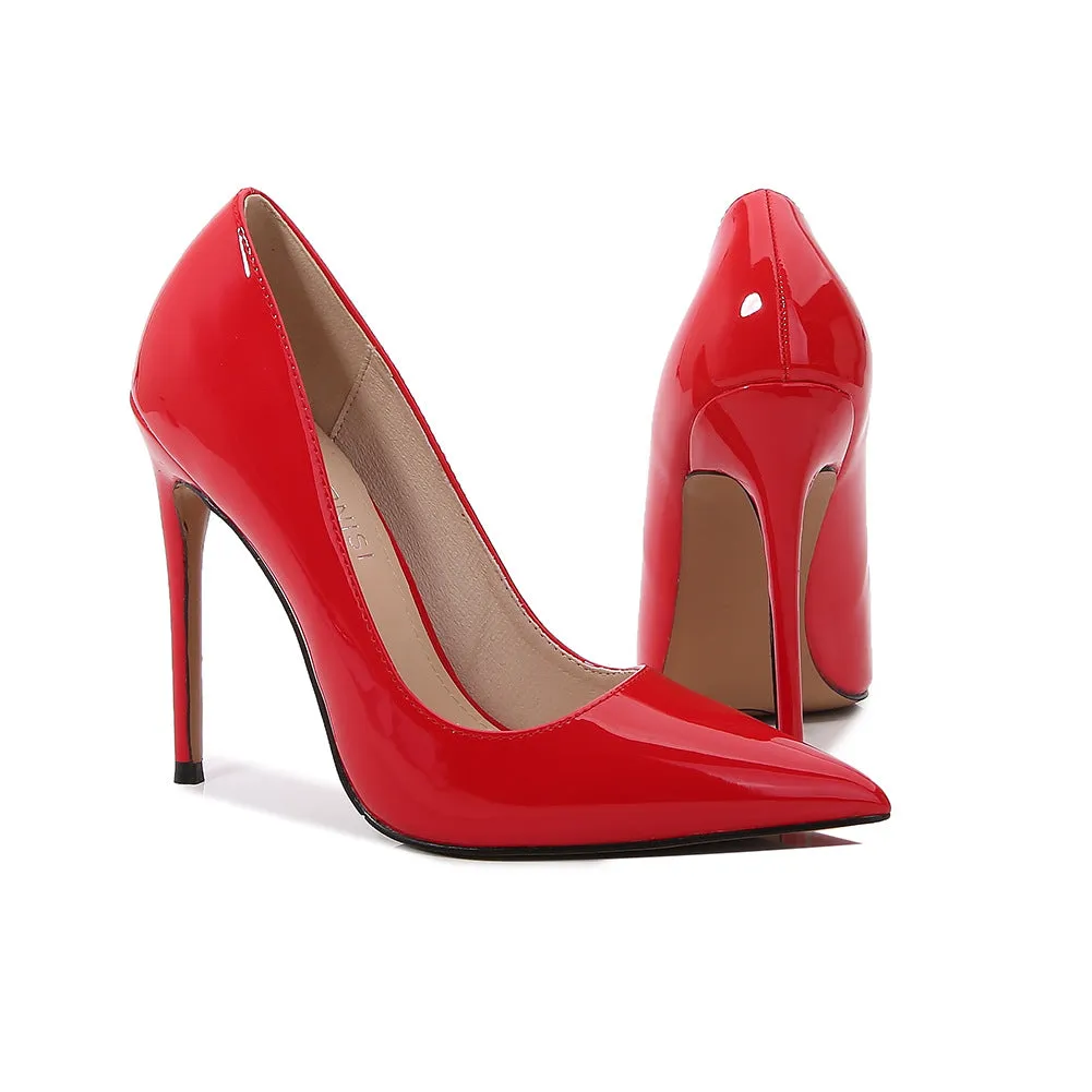 Women's Pointed Toe Shallow Stiletto Heel Pumps