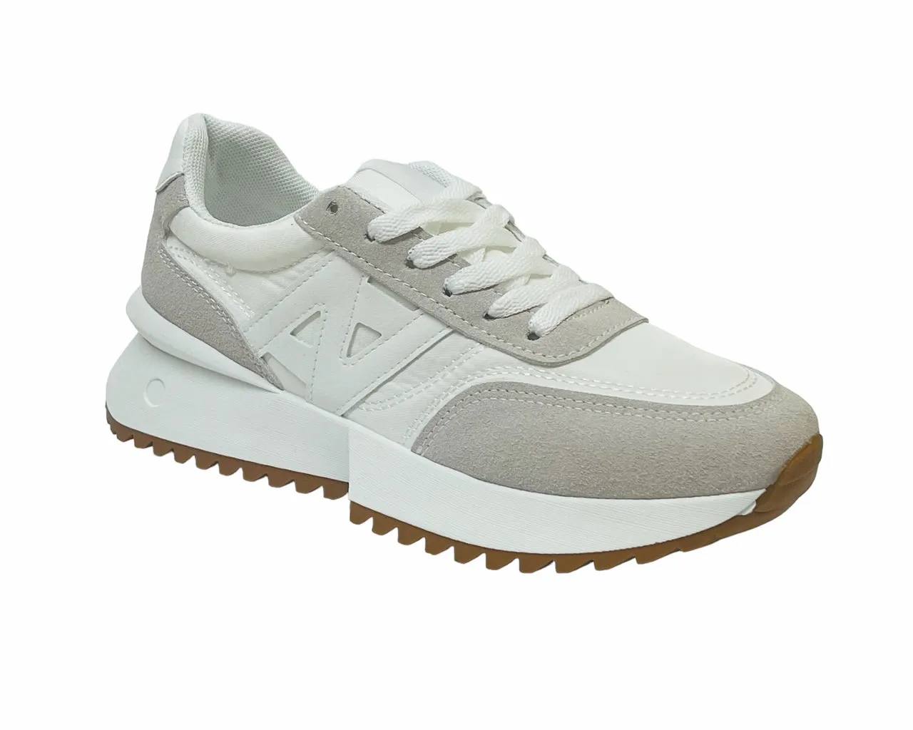 Women's Retro Chunky Sole Lace Up Trainers